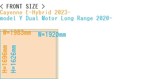 #Cayenne E-Hybrid 2023- + model Y Dual Motor Long Range 2020-